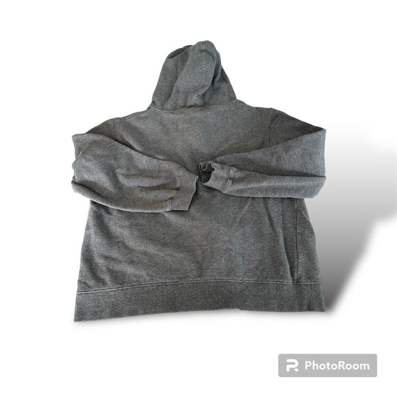 New York Times Mens Medium Grey Full Zip Up Hoodie Hooded Sweatshirt - Picture 7 of 7